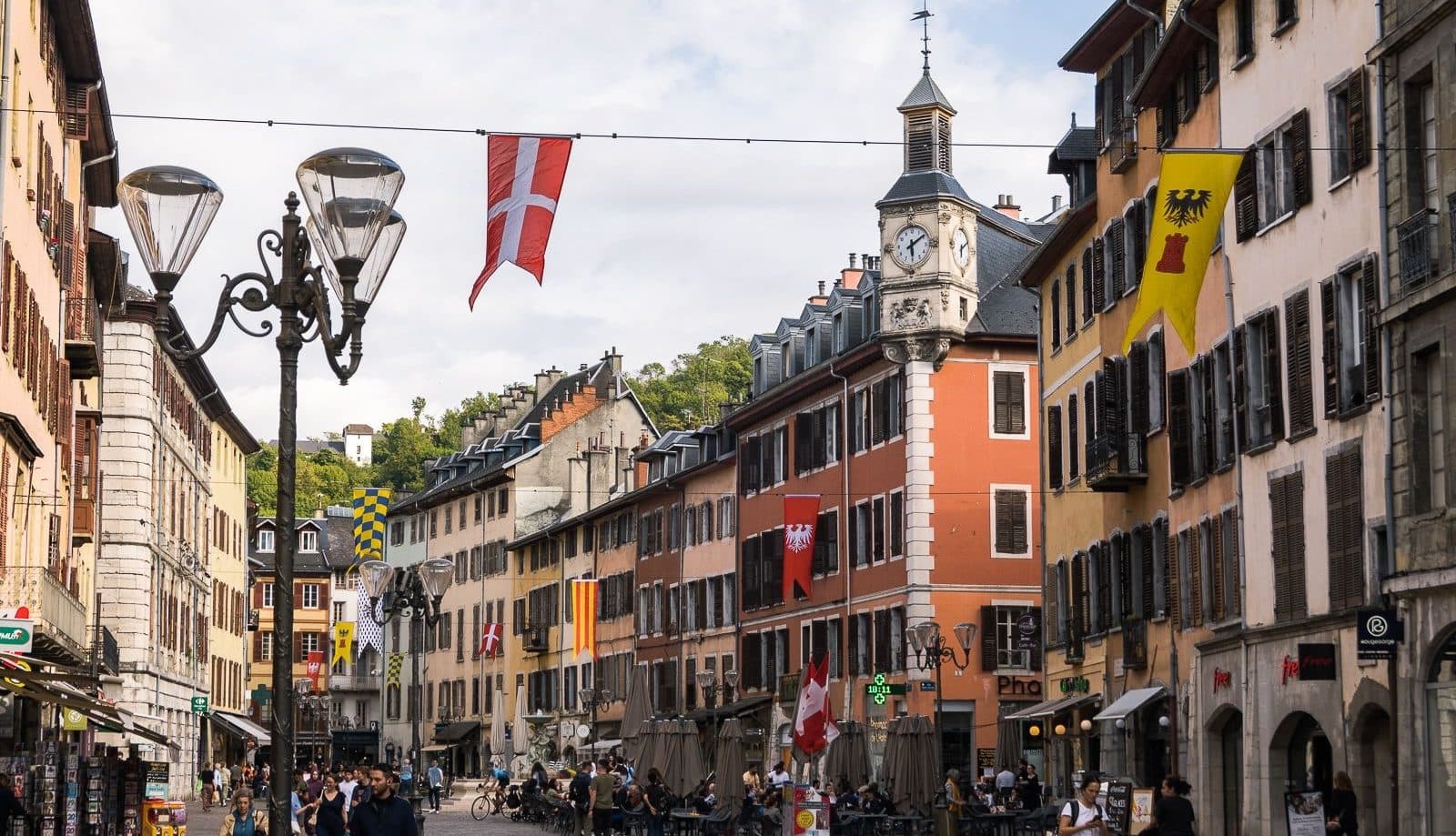 Vue du vieux Chambéry